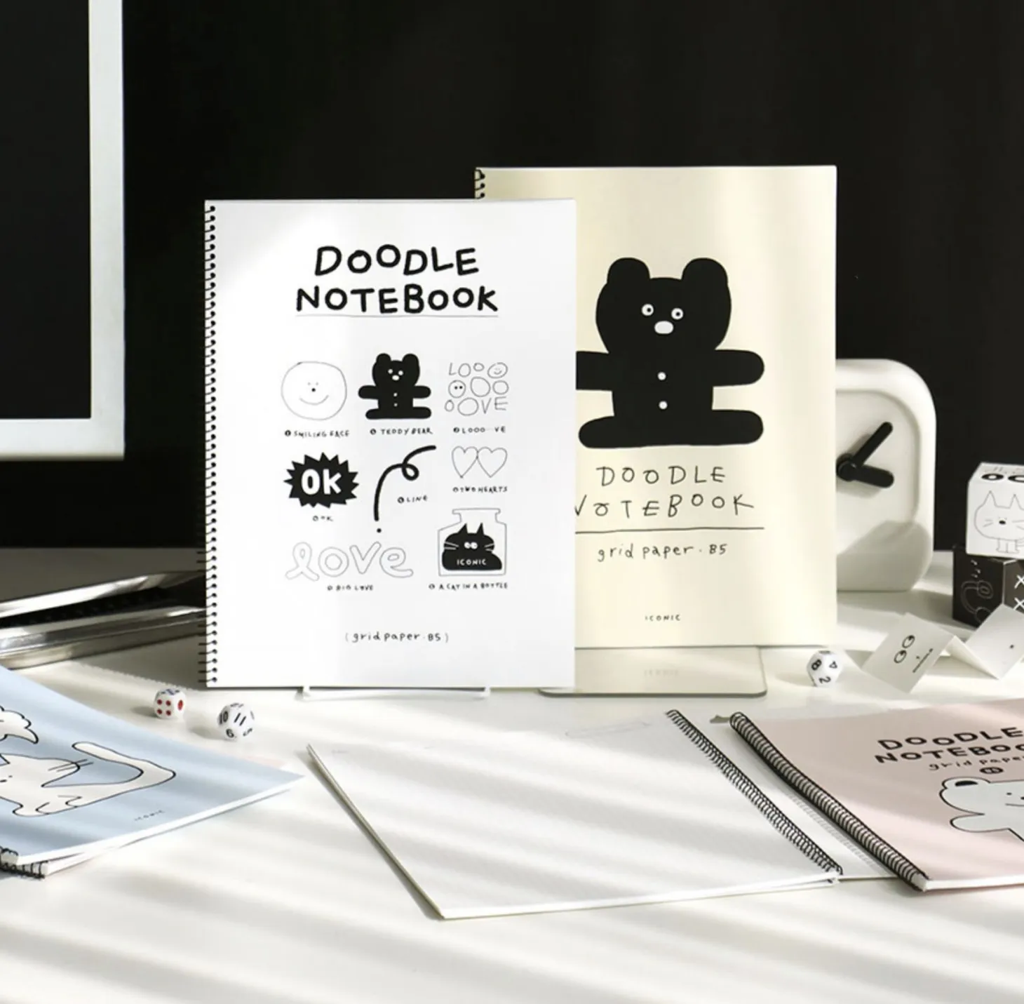 Doodle B5 Grid Notebook