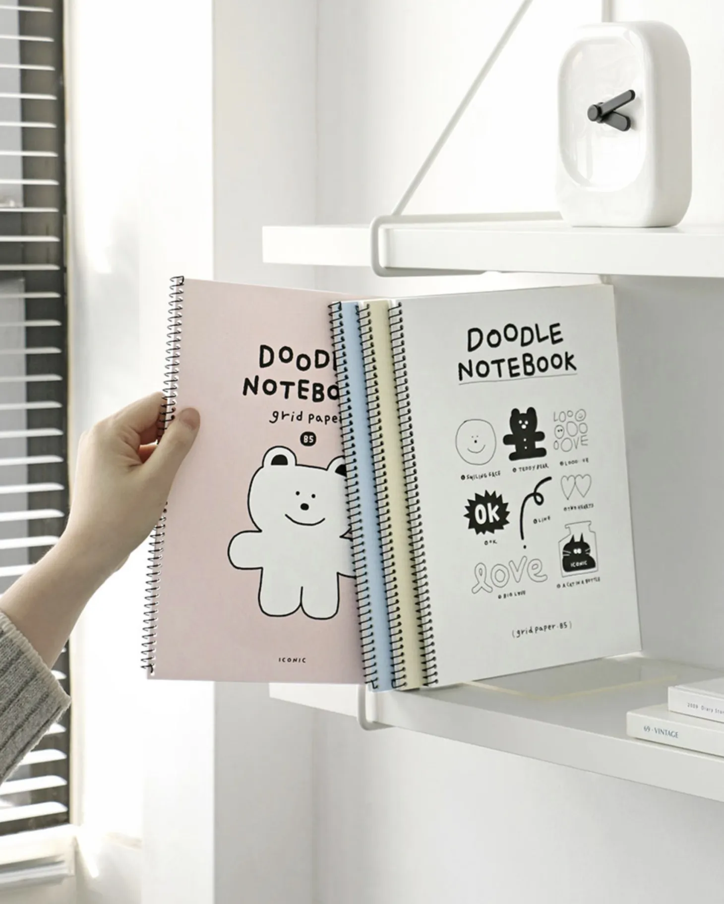 Doodle B5 Grid Notebook