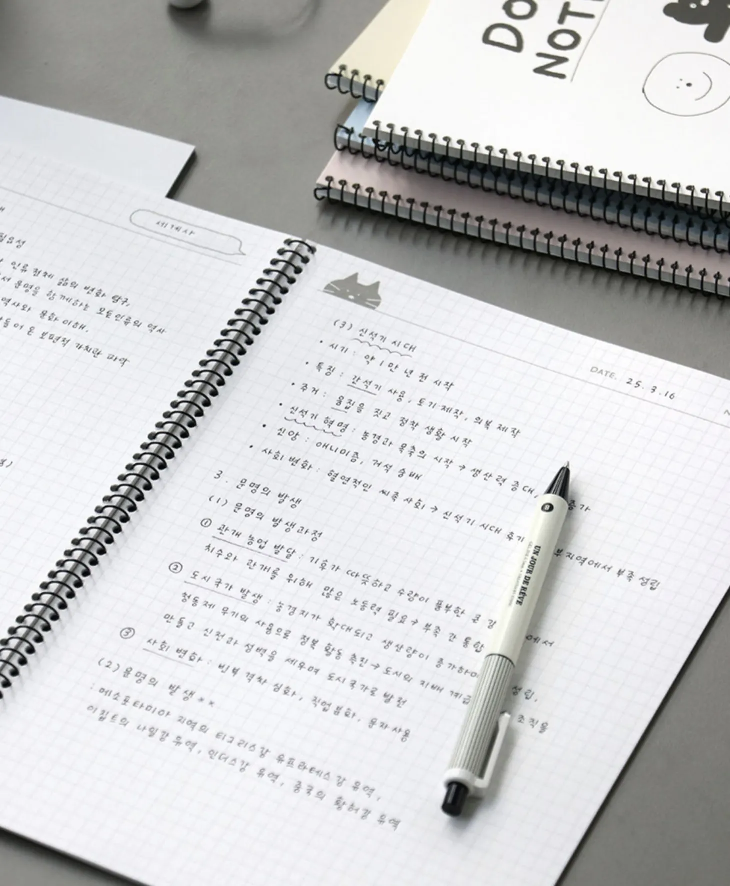 Doodle B5 Grid Notebook