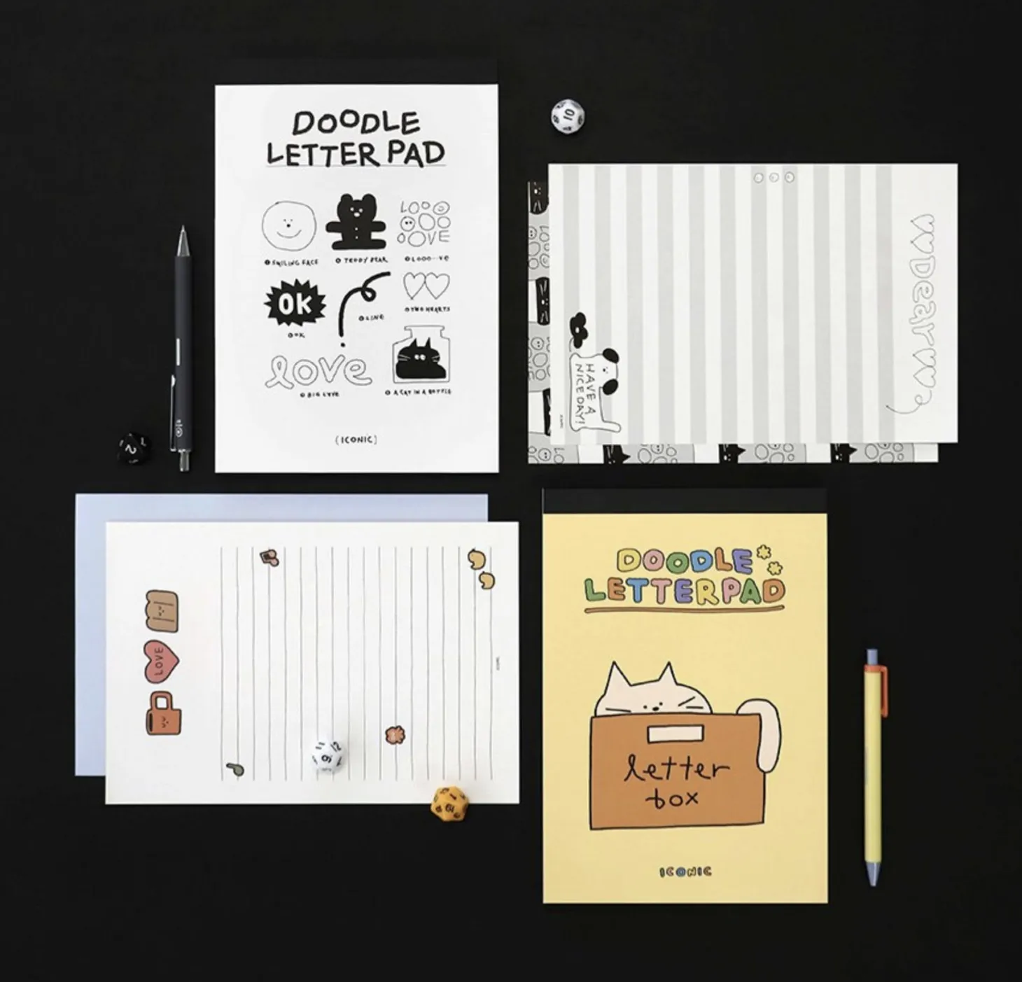 Doodle Letter Notepad