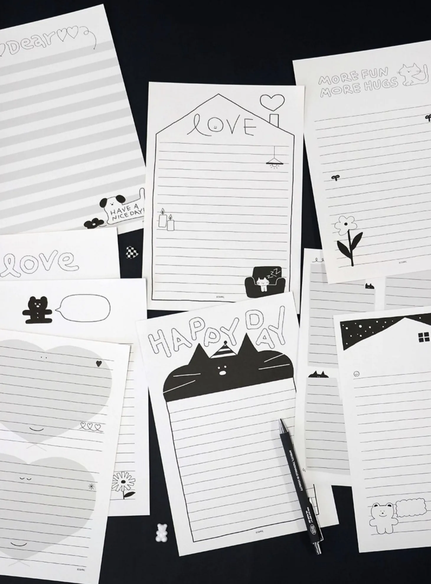 Doodle Letter Notepad