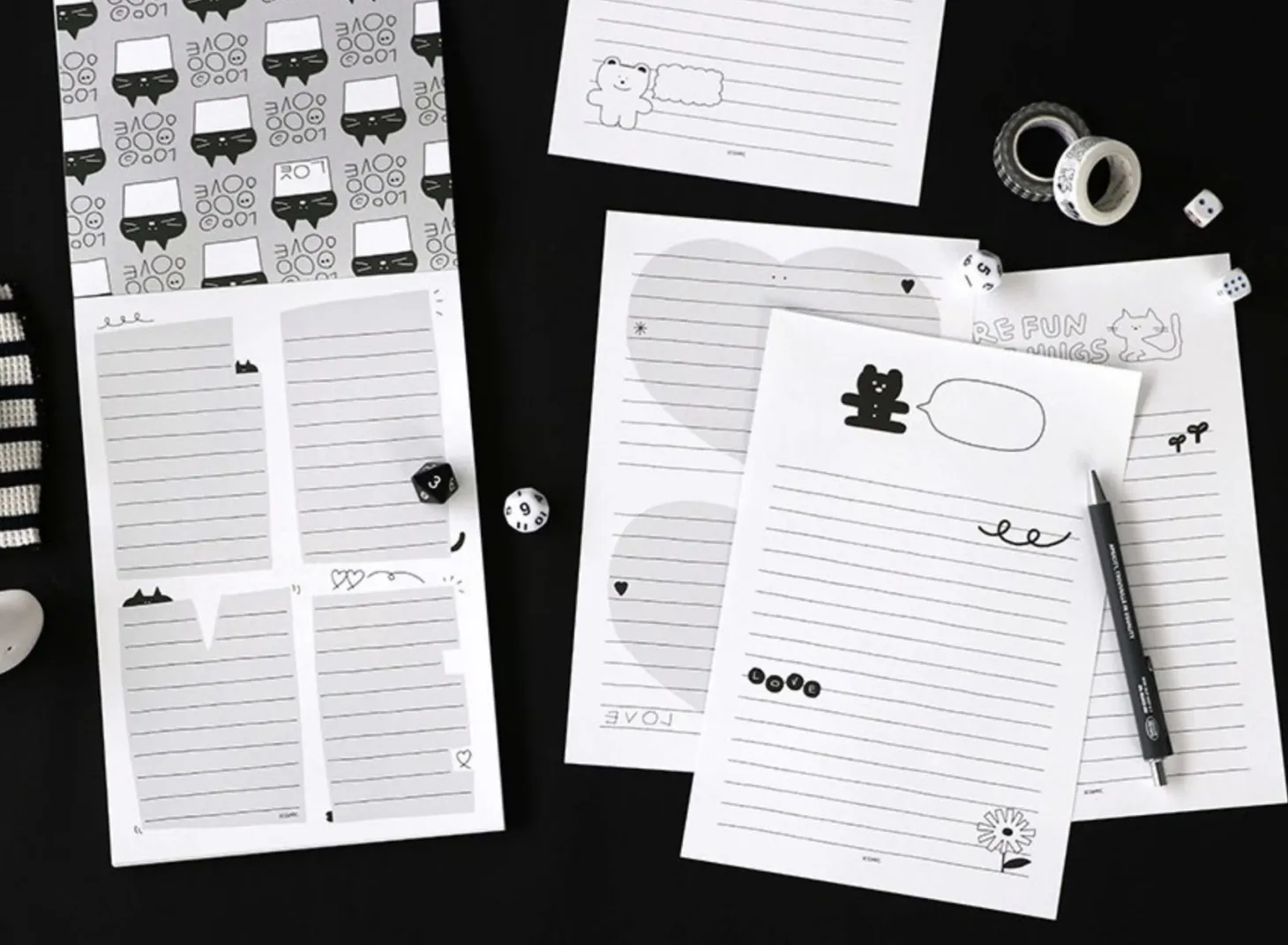 Doodle Letter Notepad