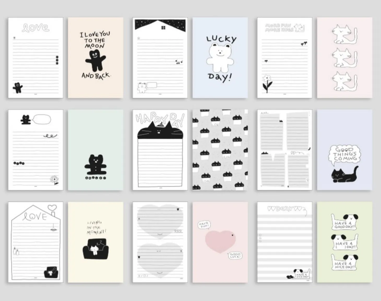 Doodle Letter Notepad