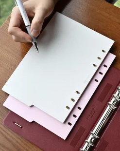 Double-sided Classy 6 Ring A5 Index Planner Refill
