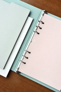 Double-sided Classy 6 Ring A5 Index Planner Refill