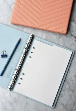 Double-sided Classy 6 Ring A5 Index Planner Refill