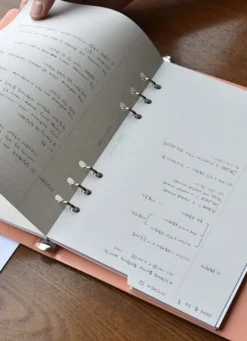 Double-sided Classy 6 Ring A5 Index Planner Refill