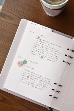 Double-sided Classy 6 Ring A5 Index Planner Refill