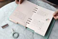 Double-sided Classy 6 Ring A5 Index Planner Refill