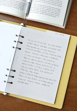 Double-sided Classy 6 Ring A5 Index Planner Refill