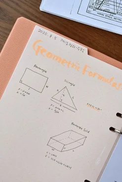 Double-sided Classy 6 Ring A5 Index Planner Refill