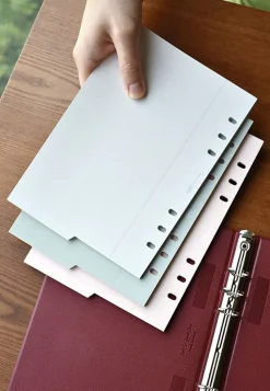 Double-sided Classy 6 Ring A5 Index Planner Refill