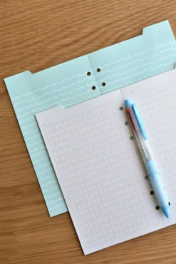 Double-sided Classy 6 Ring A6 Index Planner Refill v1