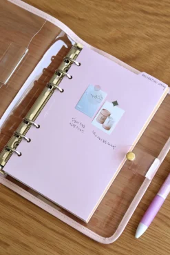 Double-sided Classy 6 Ring A6 Index Planner Refill v1