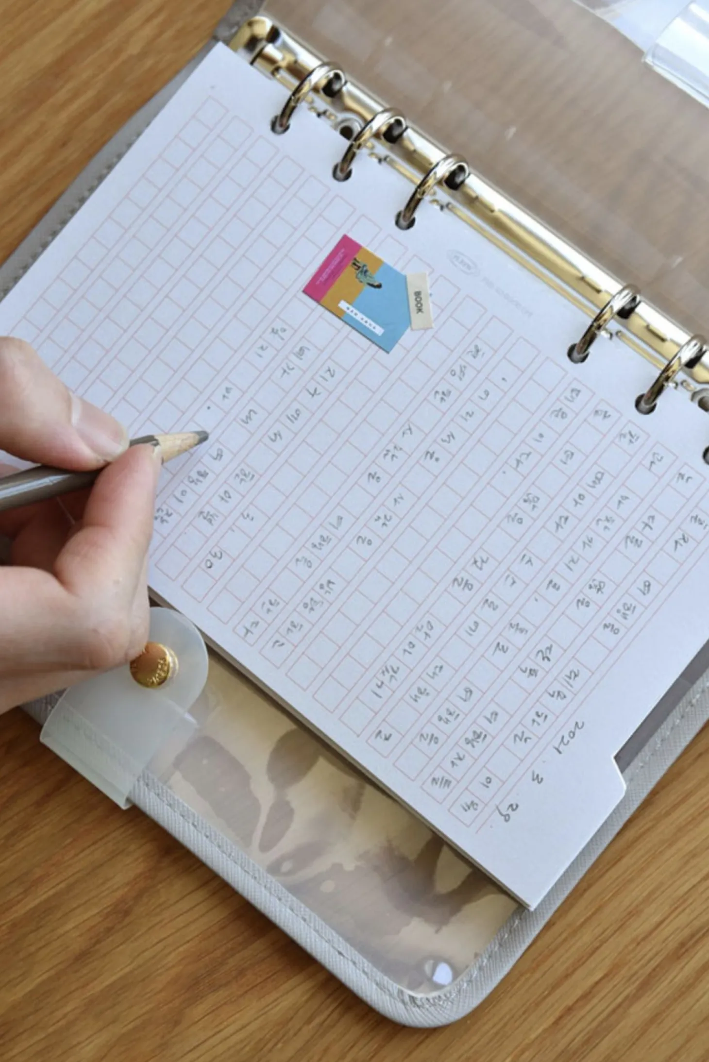 Double-sided Classy 6 Ring A6 Index Planner Refill v1
