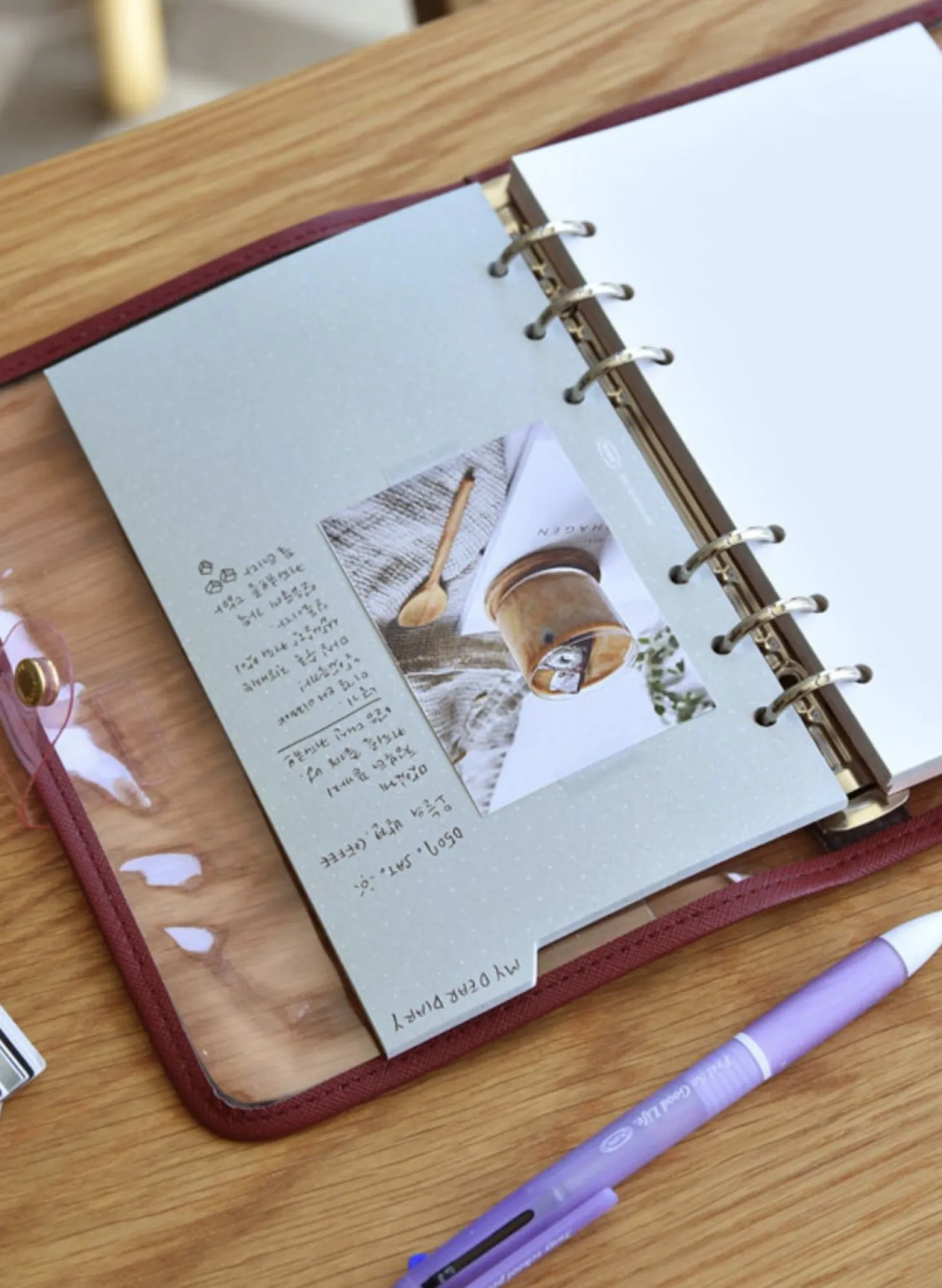 Double-sided Classy 6 Ring A6 Index Planner Refill v1