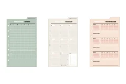 Double-sided Classy 6 Ring A6 Index Planner Refill v1