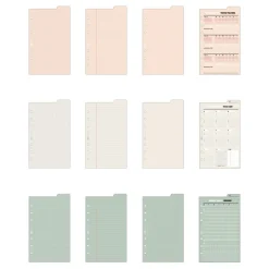 Double-sided Classy 6 Ring A6 Index Planner Refill v1