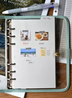 Double-sided Classy 6 Ring A6 Index Planner Refill v1