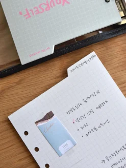 Double-sided Classy 6 Ring A6 Index Planner Refill v1
