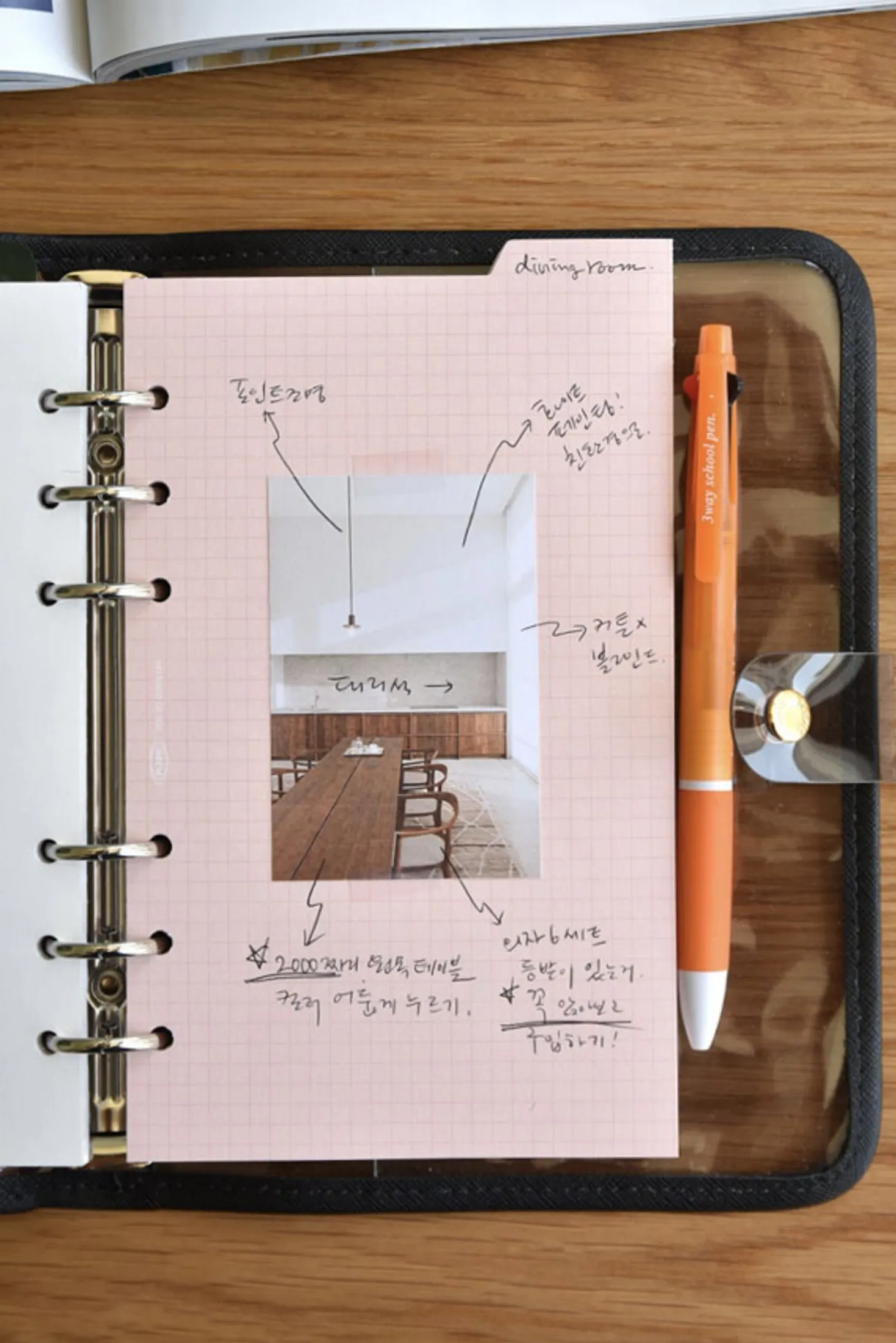 Double-sided Classy 6 Ring A6 Index Planner Refill v1