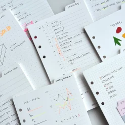 Double-sided Classy 6 Ring A6 Index Planner Refill v2
