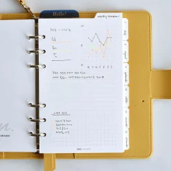 Double-sided Classy 6 Ring A6 Index Planner Refill v2