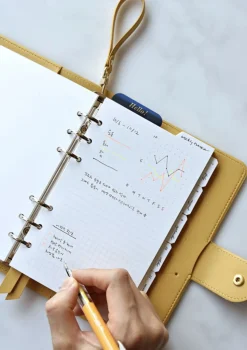 Double-sided Classy 6 Ring A6 Index Planner Refill v2