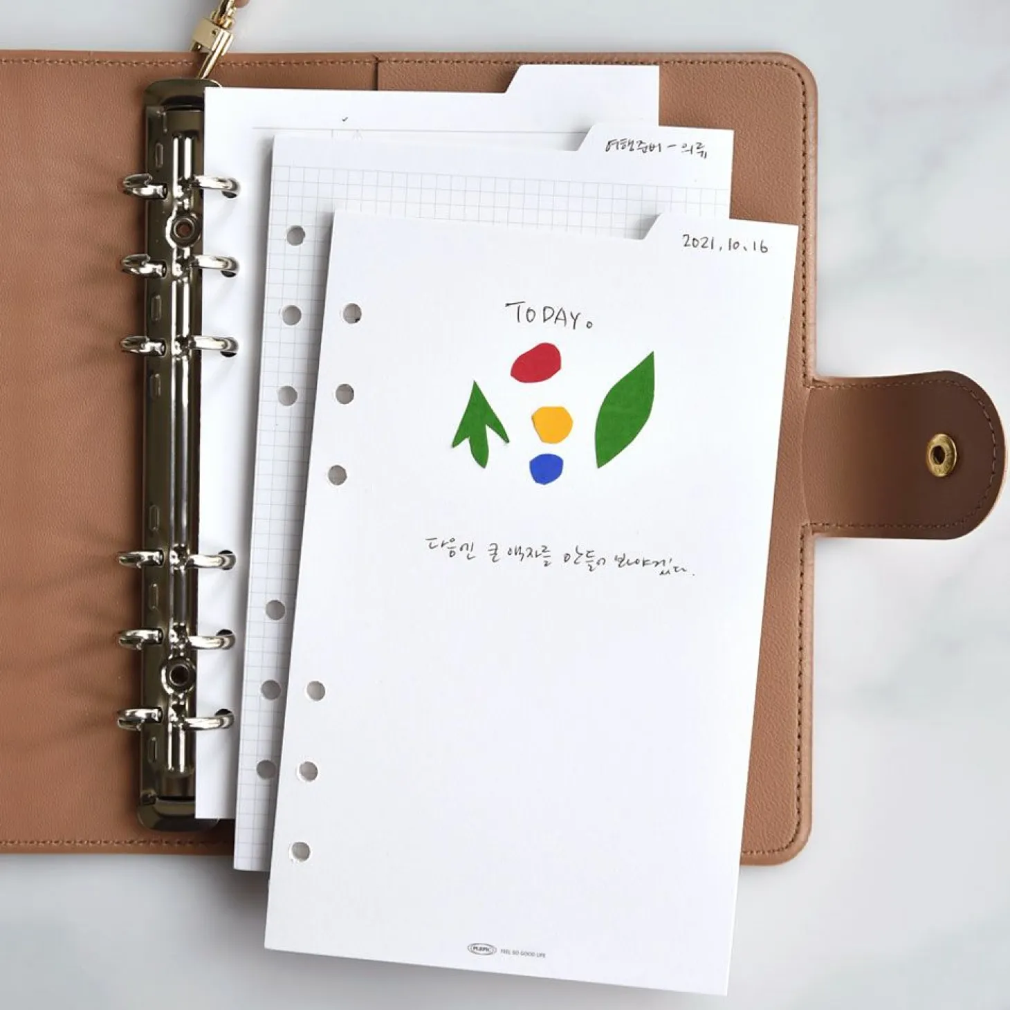 Double-sided Classy 6 Ring A6 Index Planner Refill v2