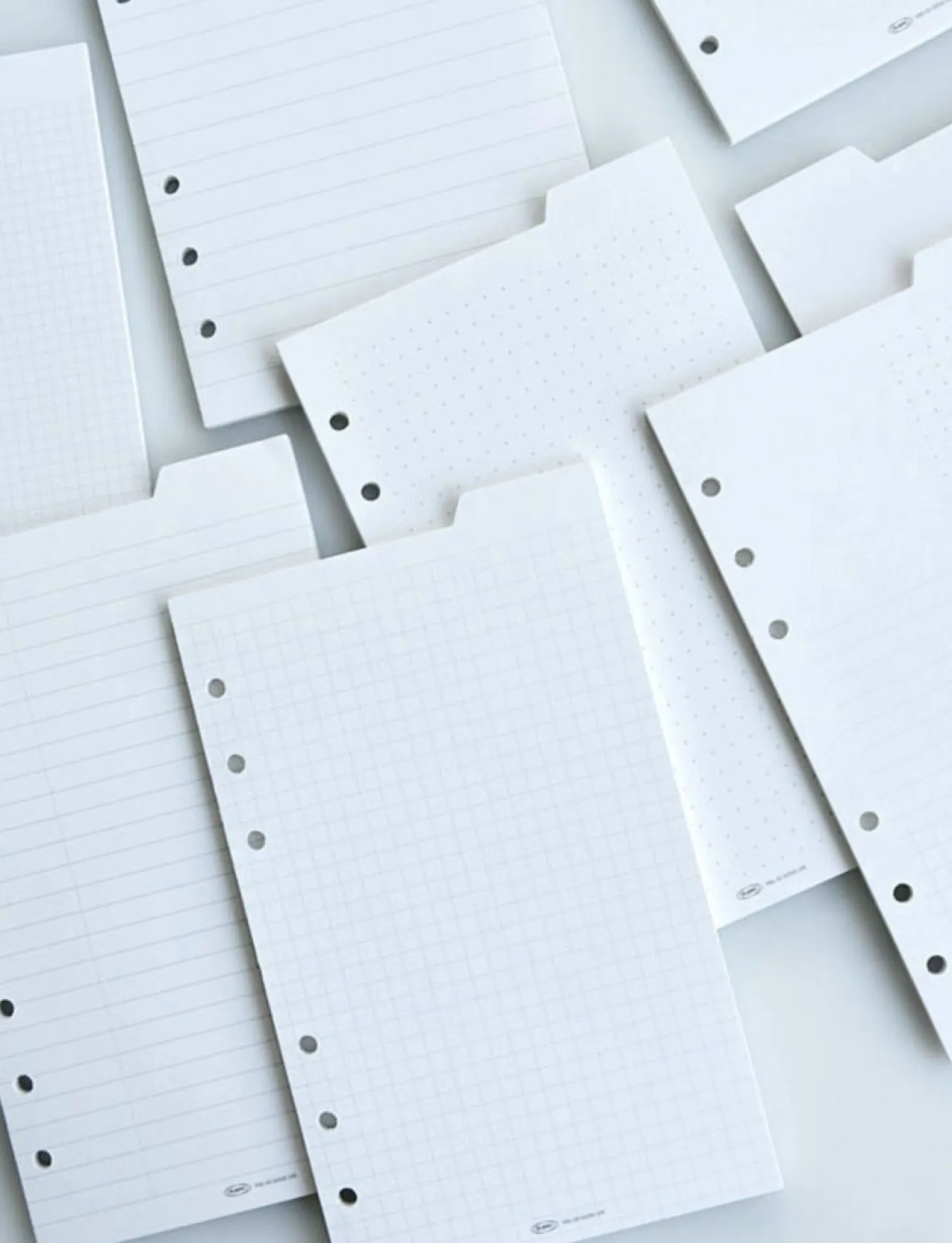 Double-sided Classy 6 Ring A6 Index Planner Refill v2