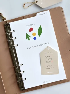 Double-sided Classy 6 Ring A6 Index Planner Refill v2