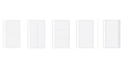 Double-sided 6 Ring A6 Pocket Refill