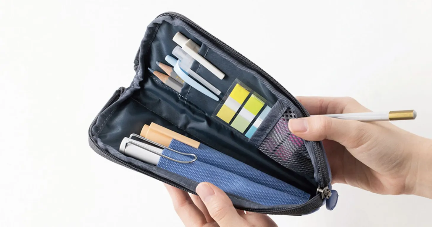 Double Zip Up Pen Pouch v6