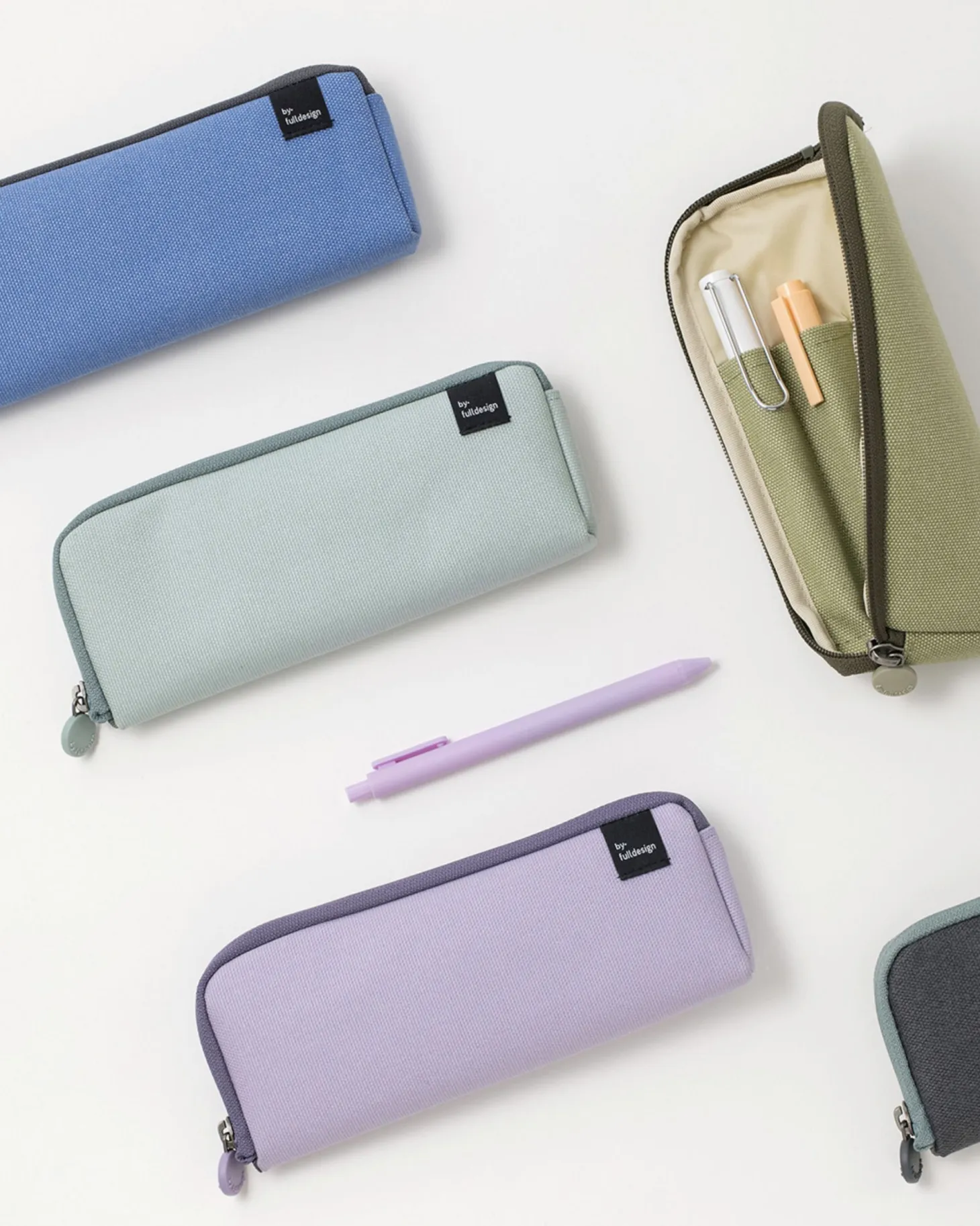 Double Zip Up Pen Pouch v6