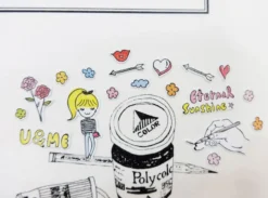 Drawing Love Deco Sticker