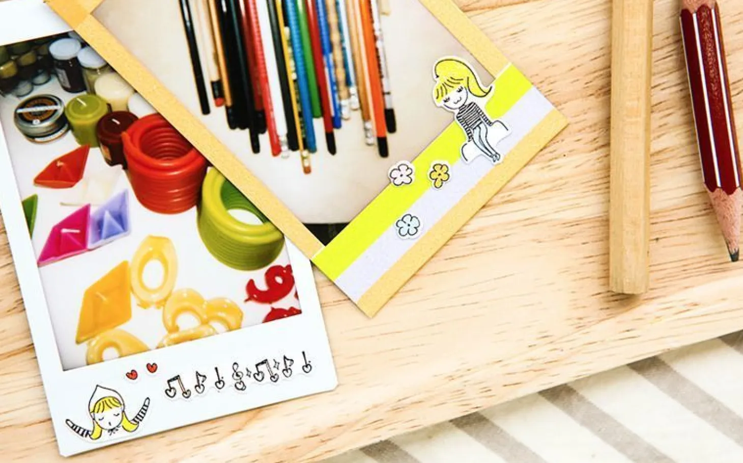 Drawing Love Deco Sticker