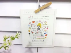 Drawing Love Deco Sticker