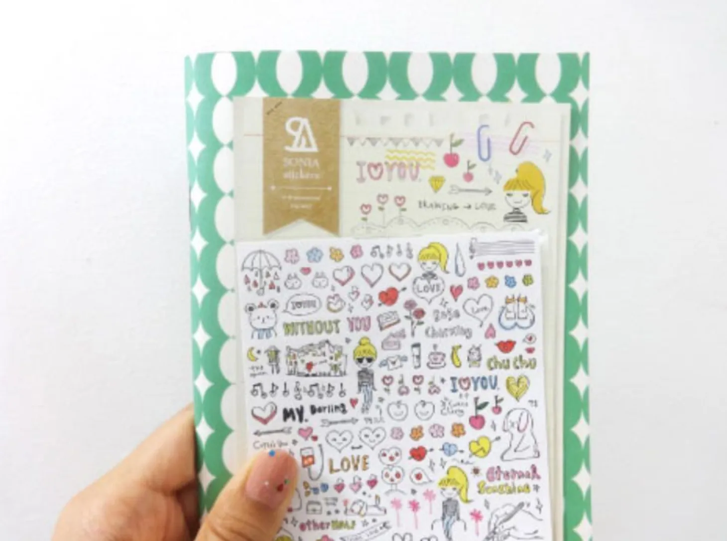 Drawing Love Deco Sticker