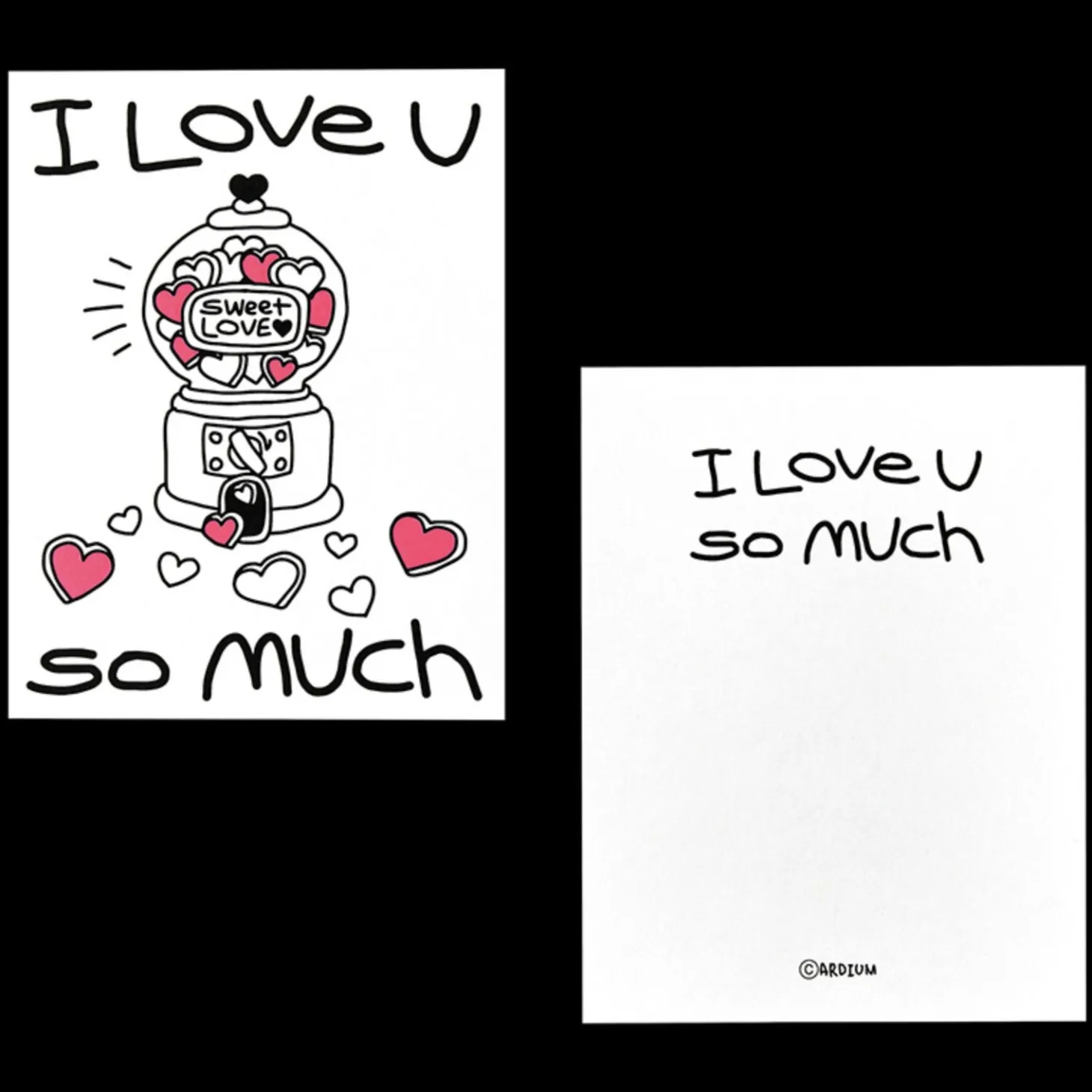 Drawing Message Postcard