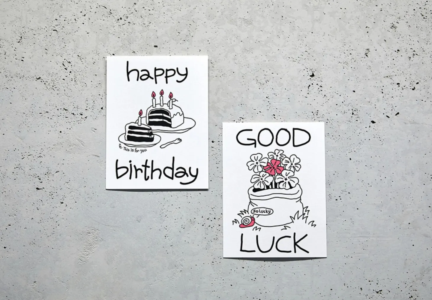 Drawing Message Postcard
