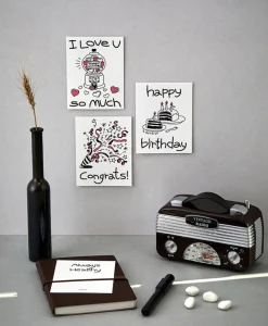 Drawing Message Postcard