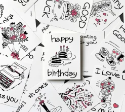 Drawing Message Postcard