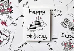 Drawing Message Postcard
