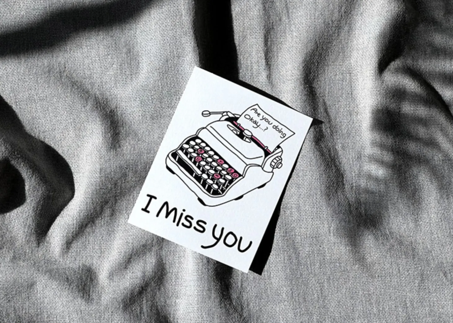 Drawing Message Postcard