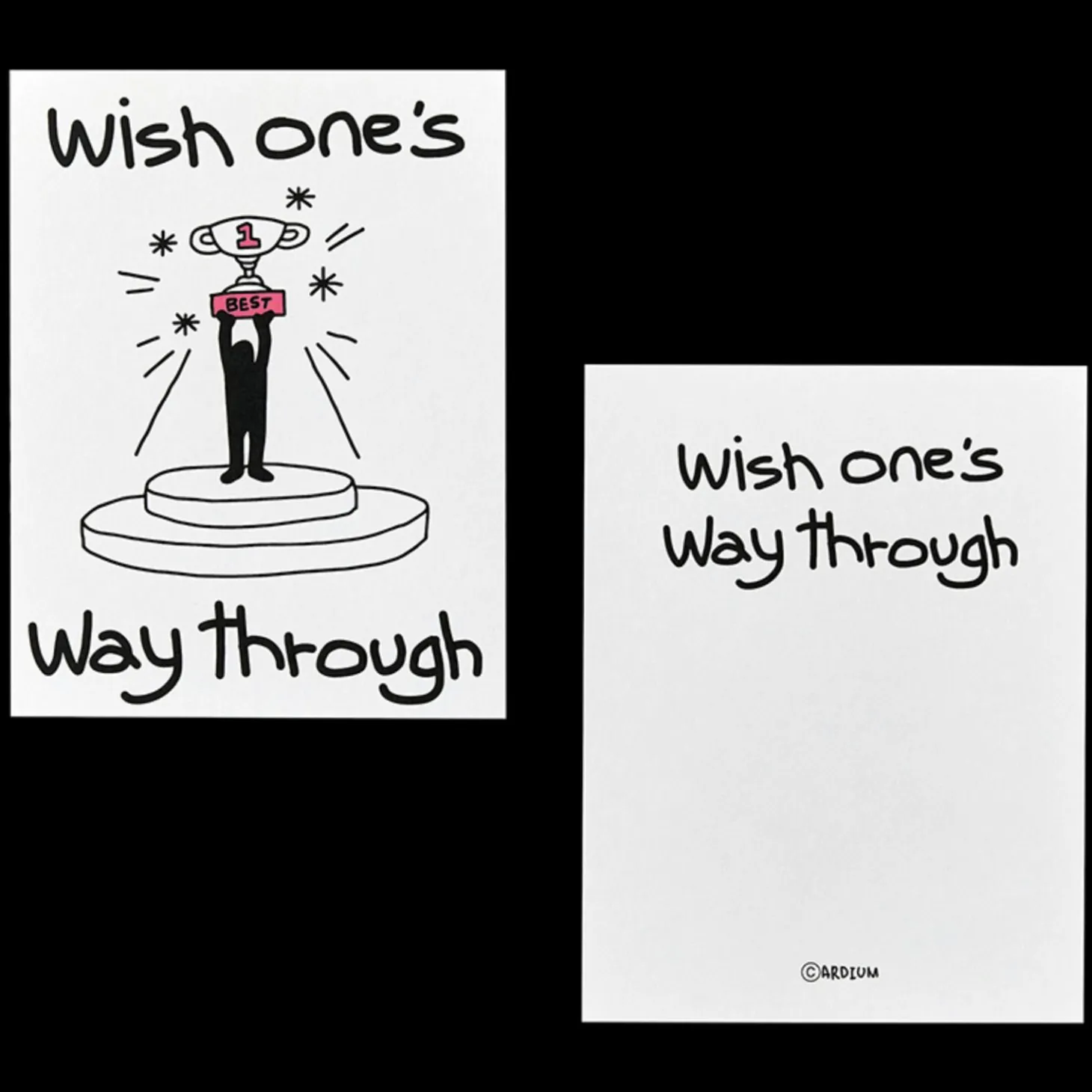 Drawing Message Postcard