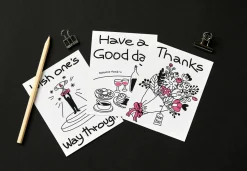 Drawing Message Postcard