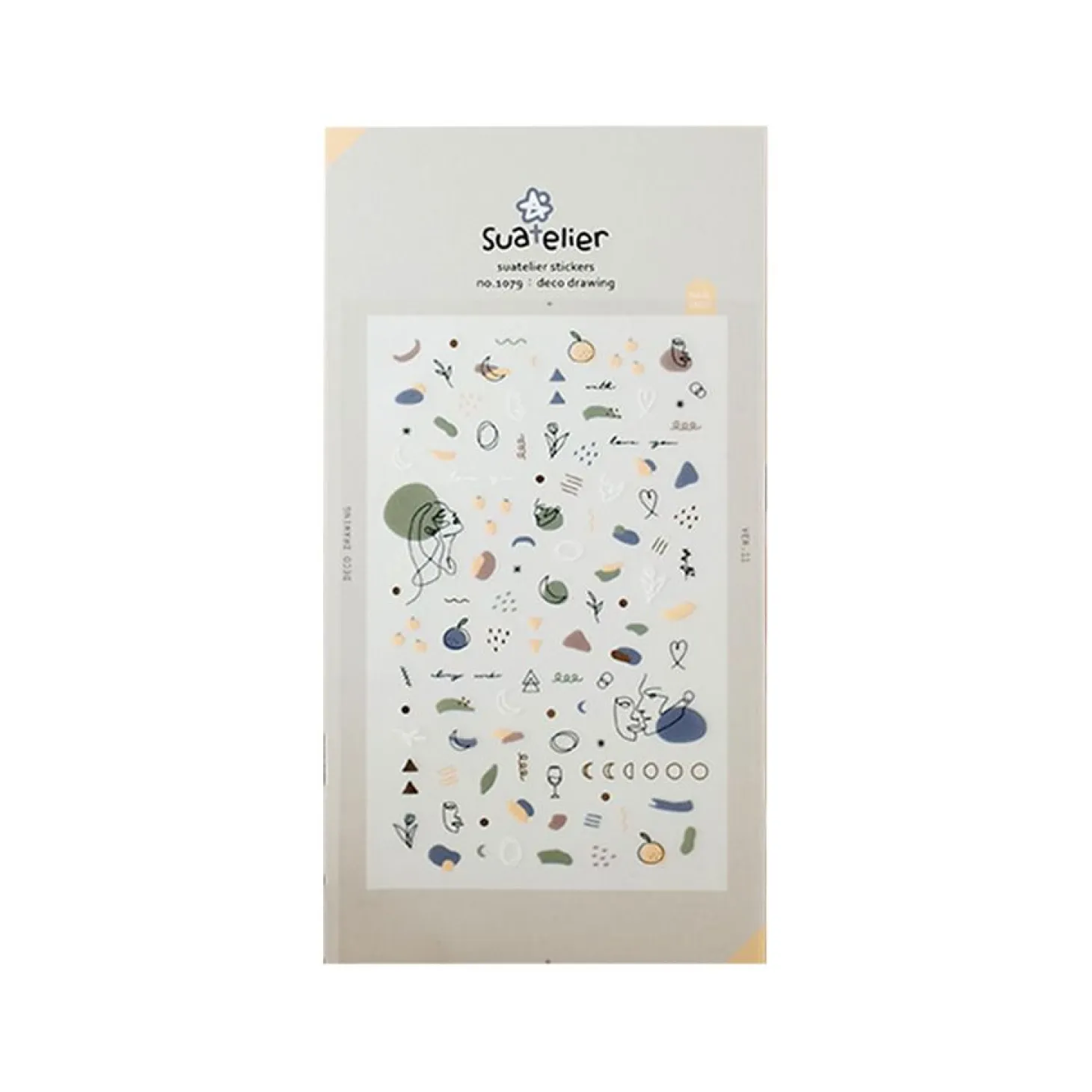 Drawing Nail Deco Sticker