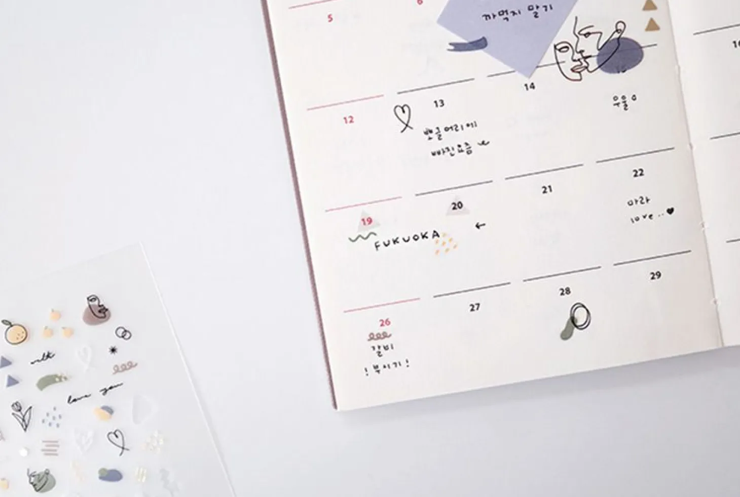 Drawing Nail Deco Sticker