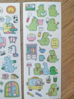 Early Bird Dino Deco Sticker