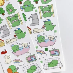 Early Bird Dino Deco Sticker